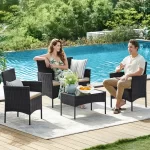 Kursi Sofa Rotan Sintetis Minimalis