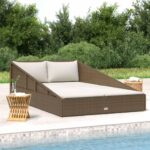 Daybed Taman Rotan Sintetis