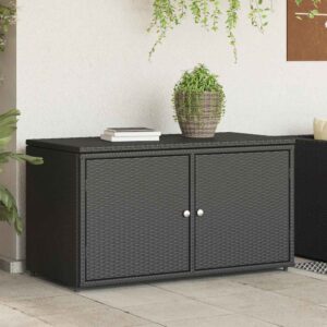 Kabinet Penyimpanan Outdoor Rotan Sintetis