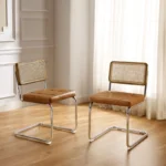 Kursi Makan Rotan Kombinasi Besi