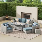 Kursi Sofa Rotan Sintetis Minimalis Outdoor