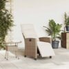 Kursi Teras Recliner Rotan Outdoor