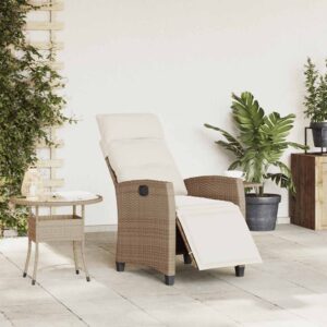 Kursi Teras Recliner Rotan Outdoor