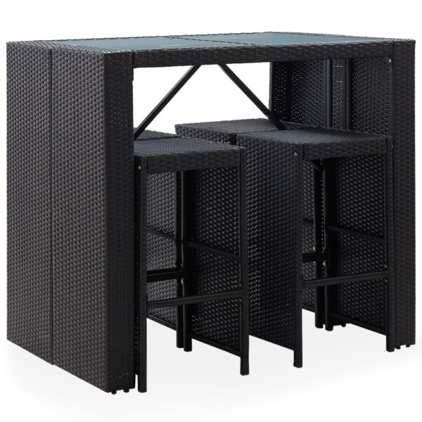 Meja Bar Rotan