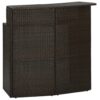 Meja Bar Rotan Sintetis Outdoor