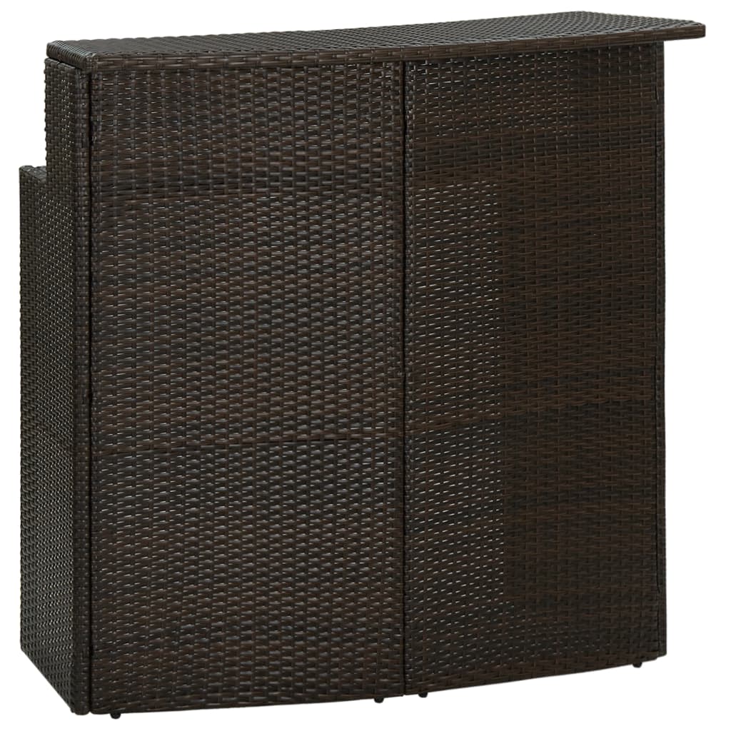 Meja Bar Rotan Sintetis Outdoor