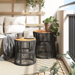 Meja Samping Outdoor Rope