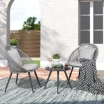 Set Kursi Teras Outdoor 3-Piece Modern