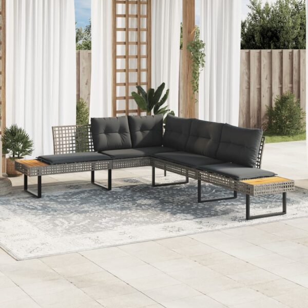 Sofa Taman Sudut Outdoor Industrial