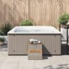 Tangga Spa atau Jacuzzi 2 Tingkat Rotan Sintetis