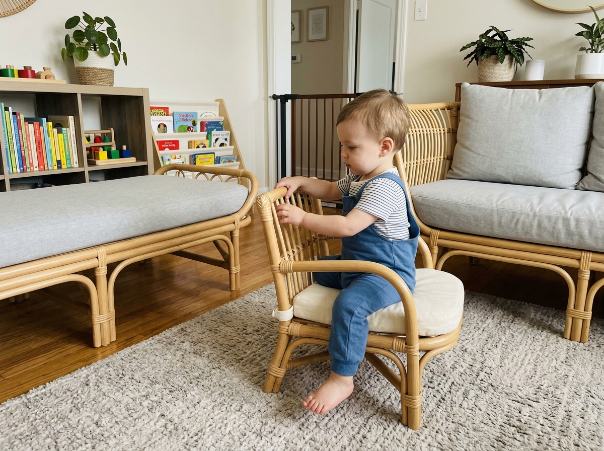 Keamanan Furniture Rotan untuk Anak