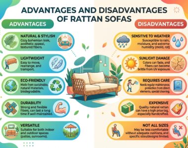 Kelebihan dan Kekurangan Sofa Rotan