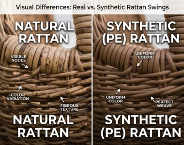 Membedakan Ayunan Rotan Asli dan Sintetis