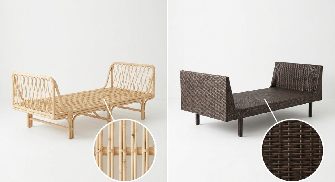 Membedakan Daybed Rotan Asli dan Sintetis