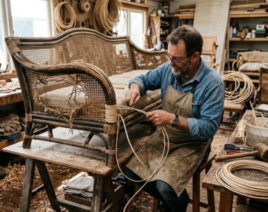 Memperbaiki Daybed Rotan yang Rusak