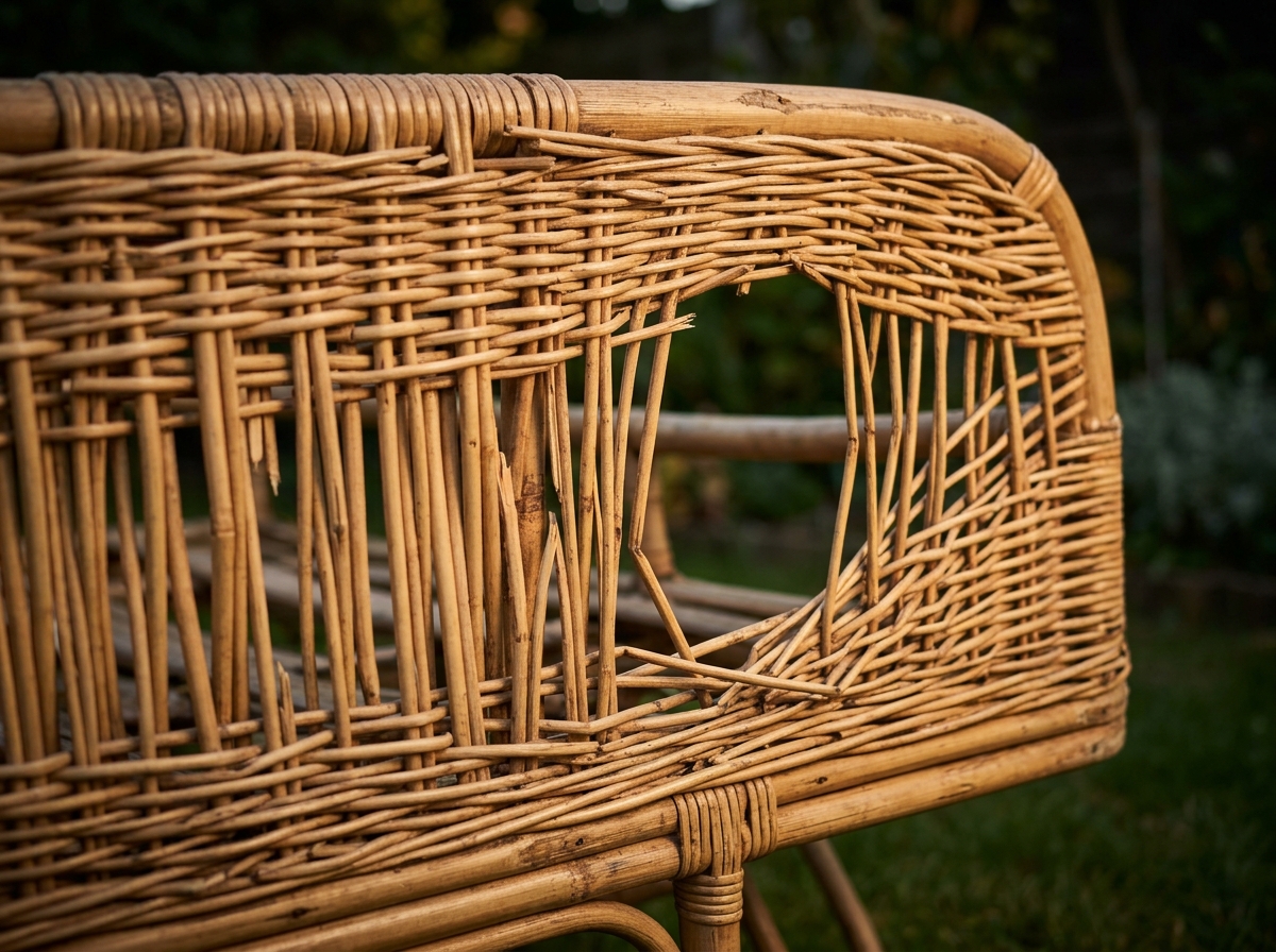 Memperbaiki Daybed Rotan yang Rusak