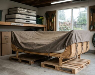 Menyimpan Daybed Rotan Saat Musim Hujan