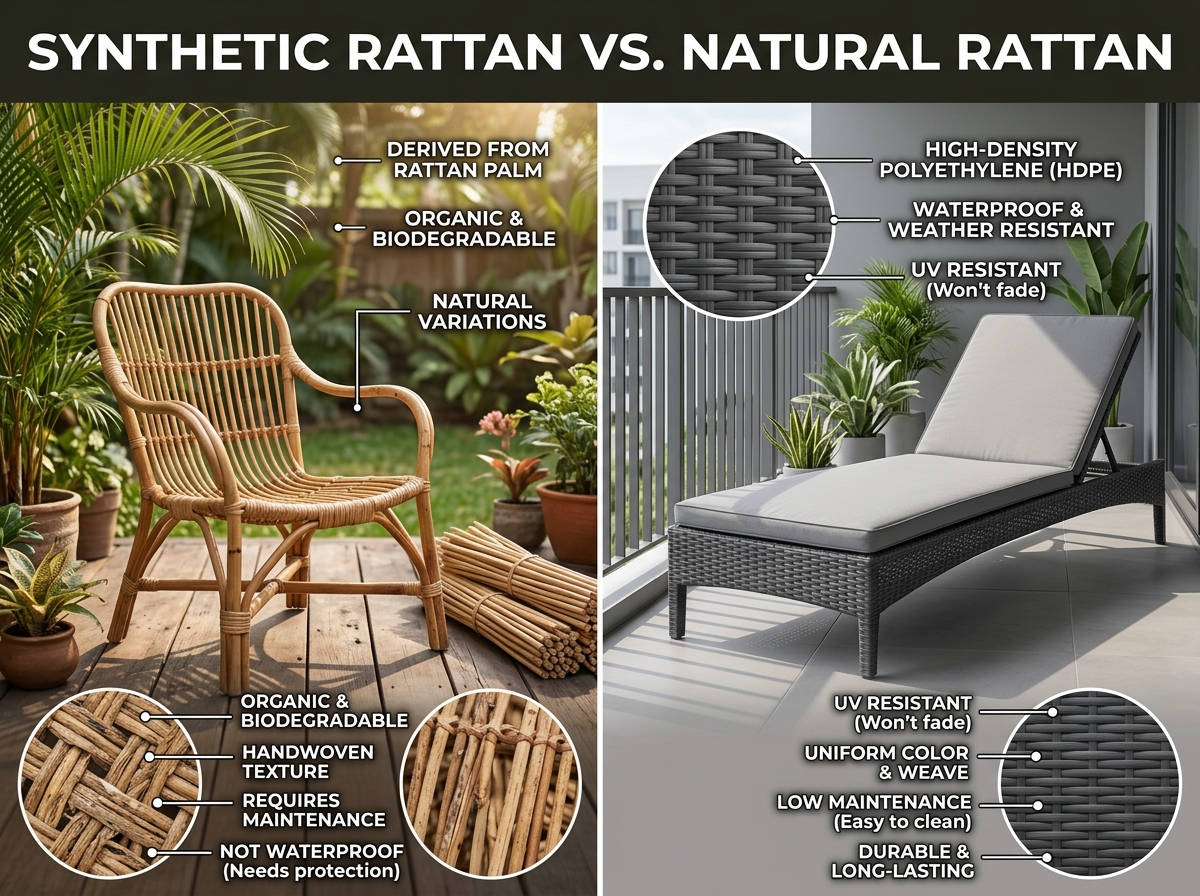 Rotan Sintetis vs Rotan Alami