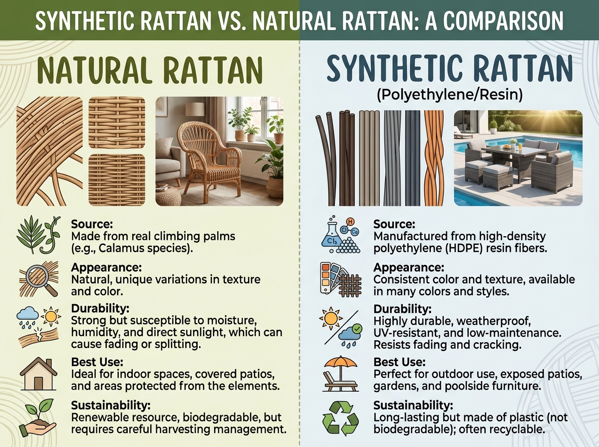 Rotan Sintetis vs Rotan Alami