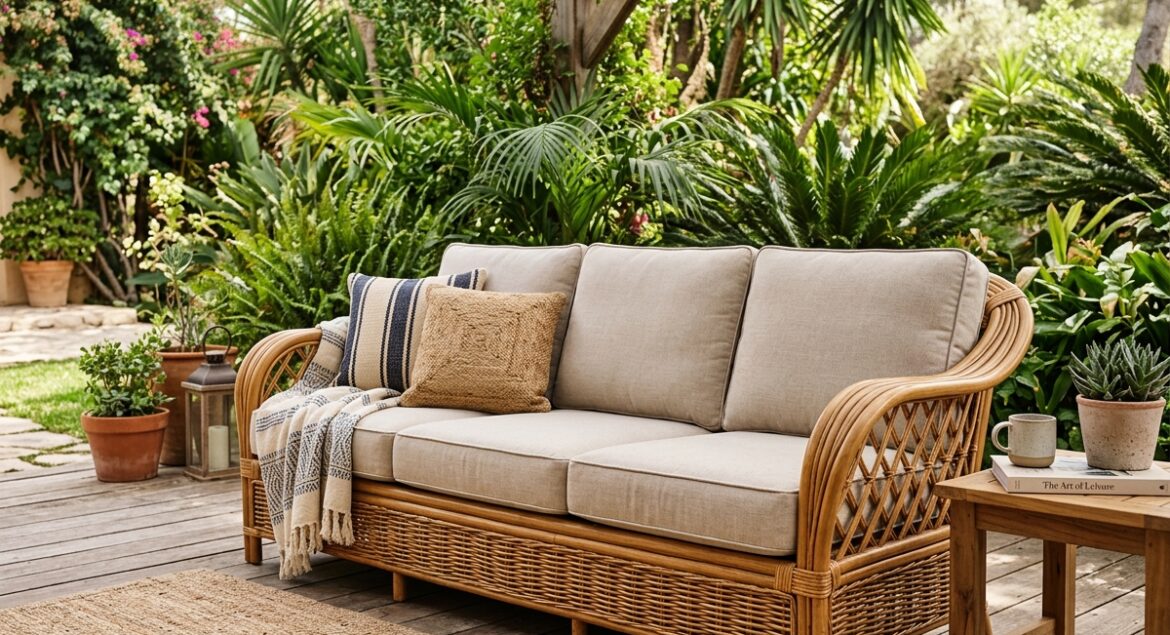 Sofa Rotan Agar Awet dan Cantik