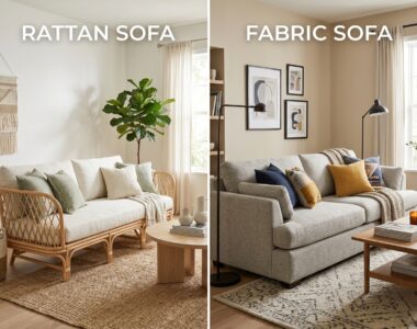 Sofa Rotan vs Sofa Kain untuk Ruang Tamu Anda