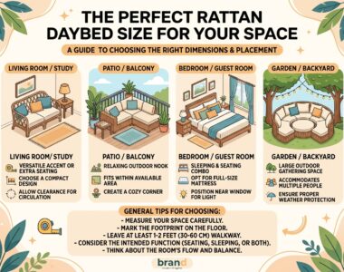 Ukuran Daybed Rotan yang Sempurna untuk Ruang Anda
