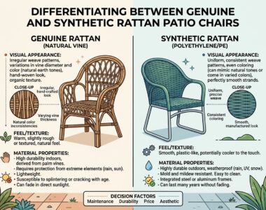 Membedakan Kursi Teras Rotan Asli dan Sintetis